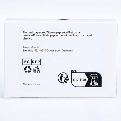 Semitransparent Self-Adhesive Thermal Paper, Glossy Printable Sticker Paper Label for  M02/M02 Pro/M02S/P2S/M03/M04S Mini Sticker Printer, 50Mm X 3.5M, Diameter 28Mm, 3-Rolls